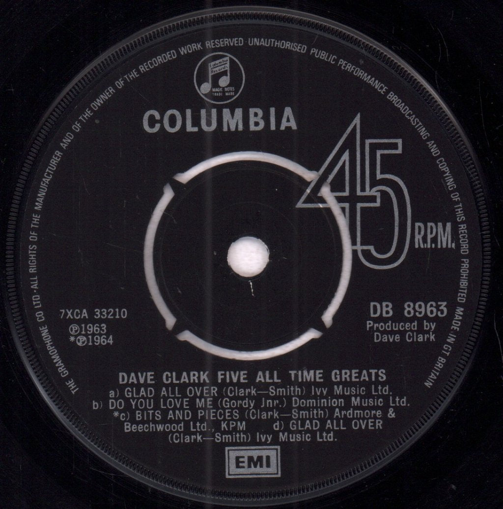 Dave Clark Five - All-Time Greats - 7 Inch
