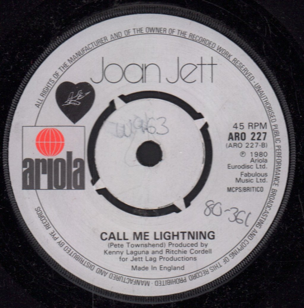 Joan Jett - Make Believe - 7 Inch