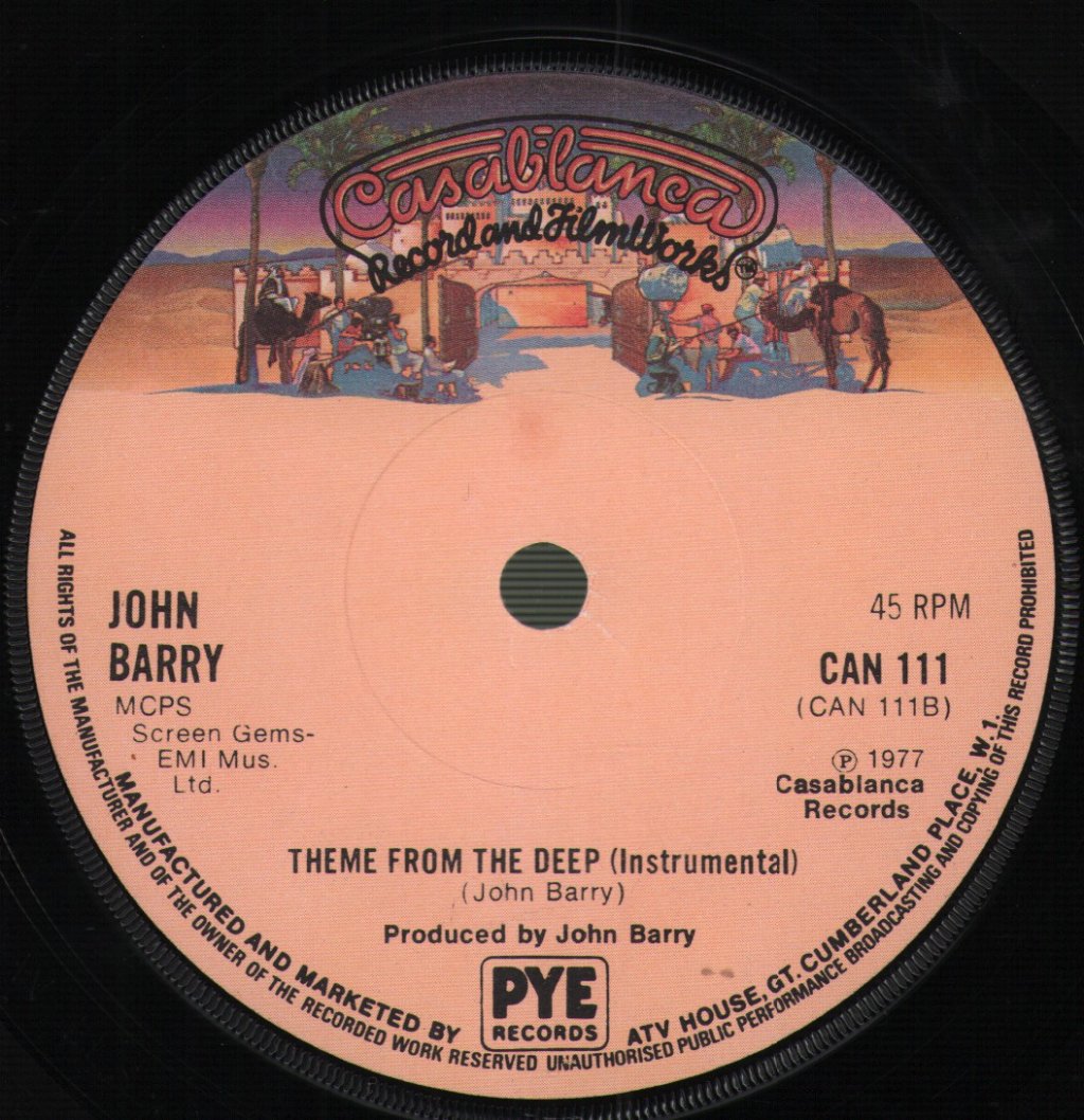 Donna Summer / John Barry - Down Deep Inside/Theme From The Deep - 7 Inch