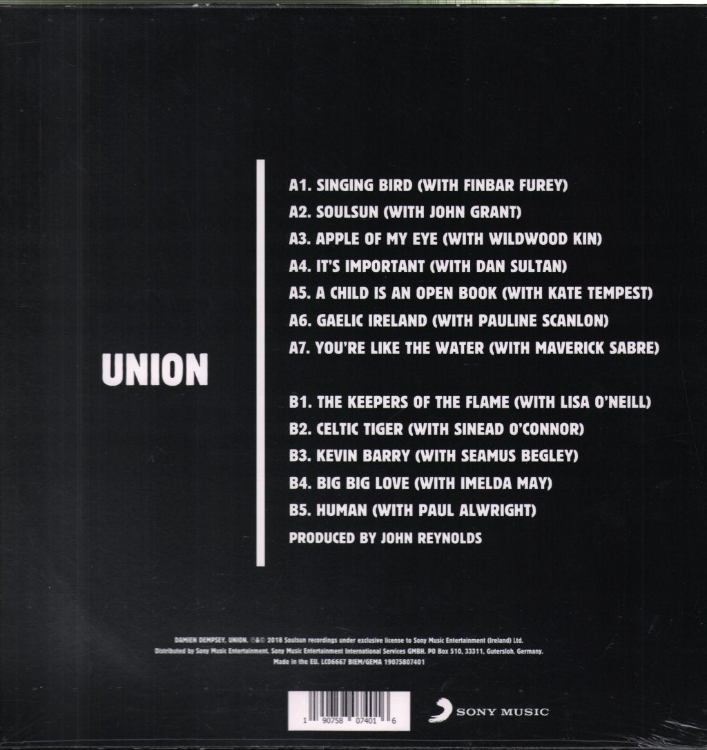 Damien Dempsey - Union - Lp