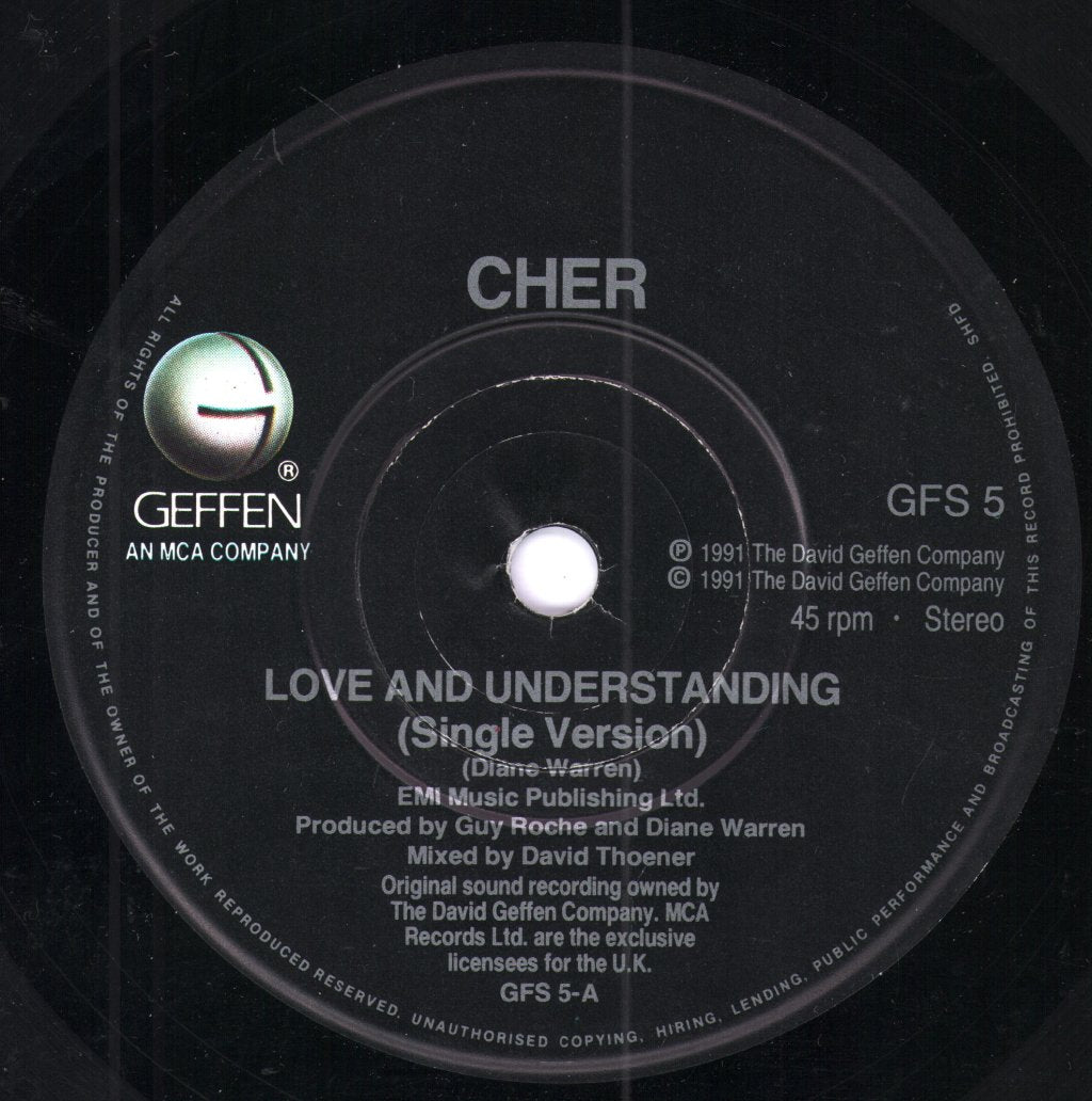 Cher - Love And Understanding - 7 Inch