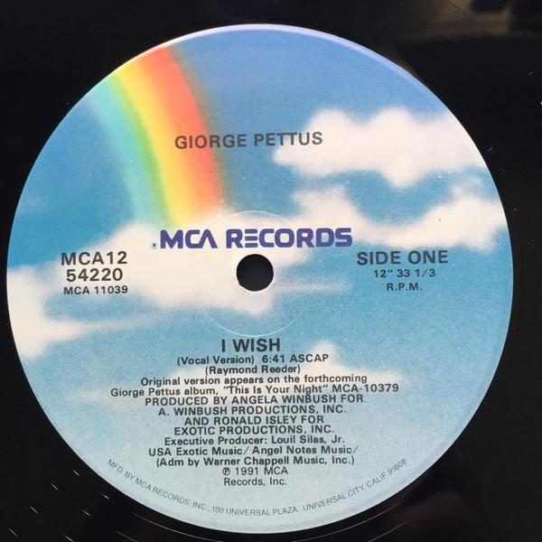 Giorge Pettus - I Wish - 12 Inch
