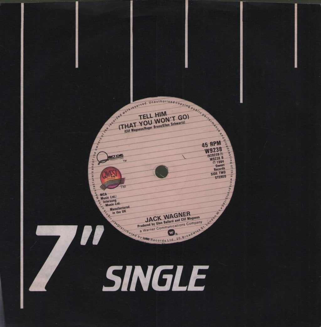 Jack Wagner - All I Need - 7 Inch