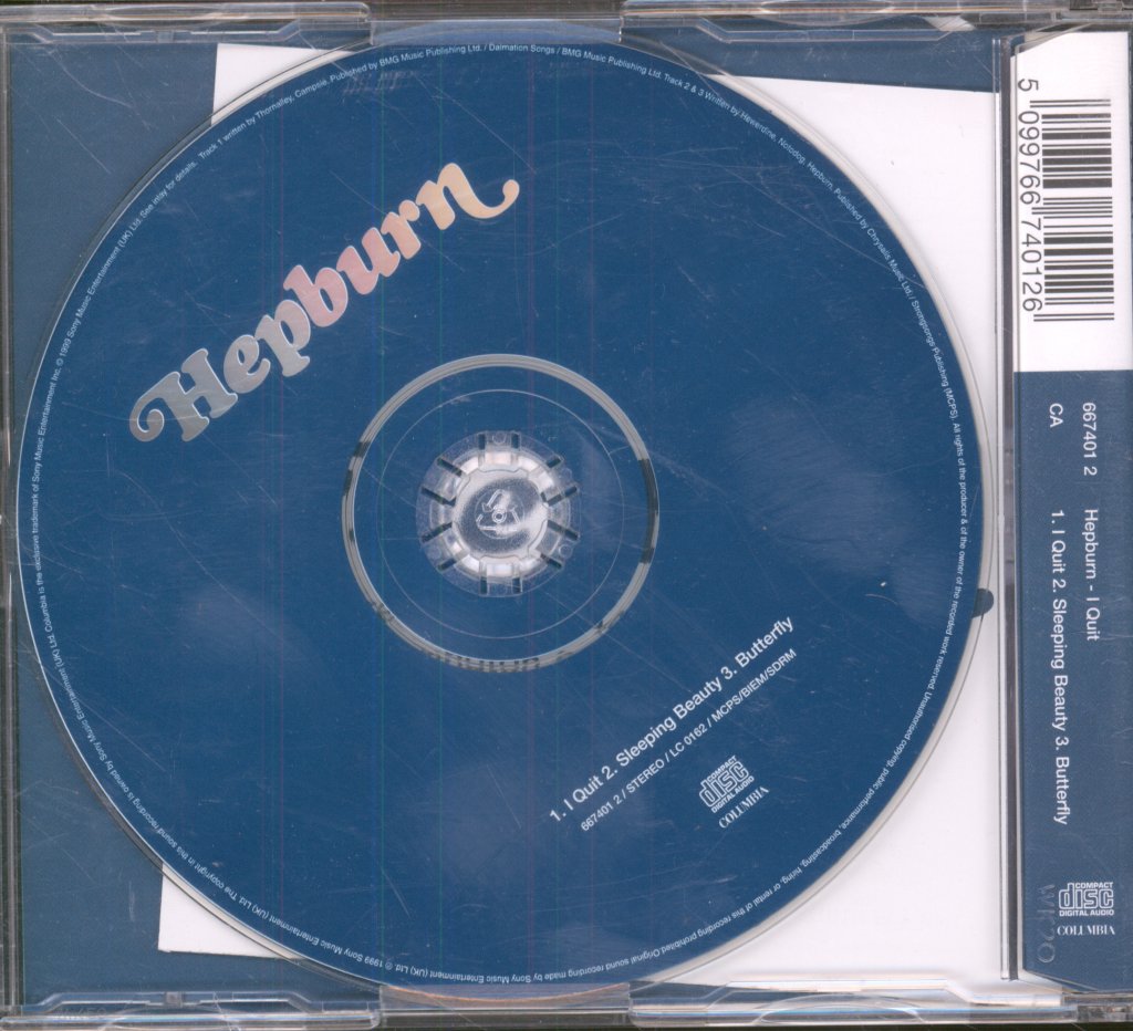 Hepburn - I Quit - Cd