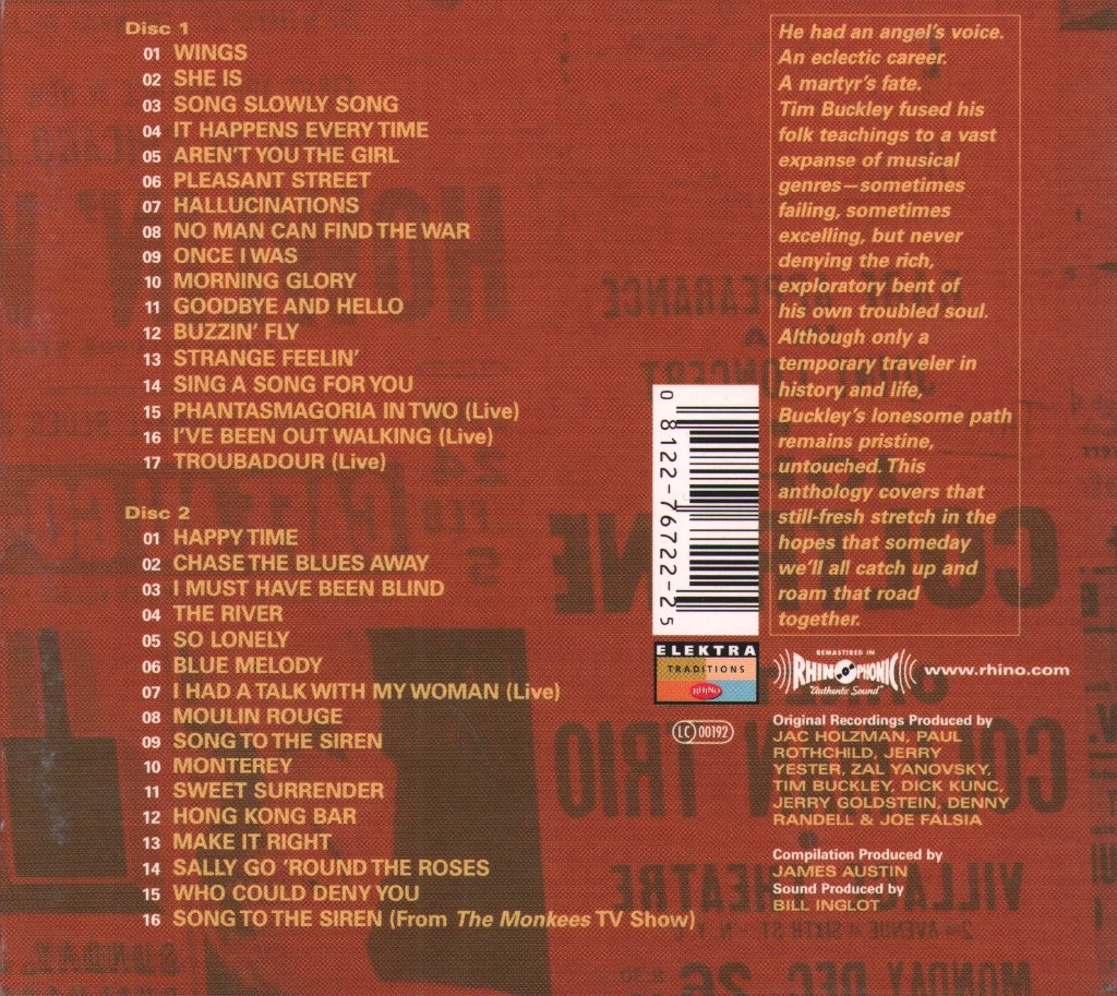 Tim Buckley - Morning Glory: The Tim Buckley Anthology - Cd Set