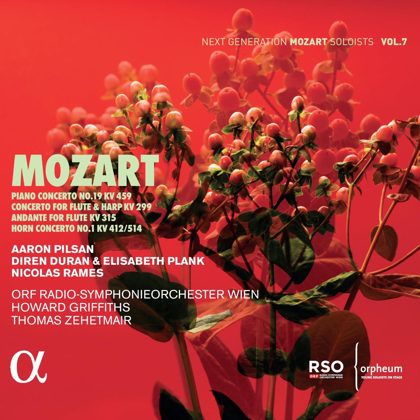 Mozart - Mozart: Piano Concerto No. 19 Kv 459 - Concerto For Flute & Harp Kv 299 - Andante For Flute Kv 315 - Horn Concerto No. 1 Kv... - Cd