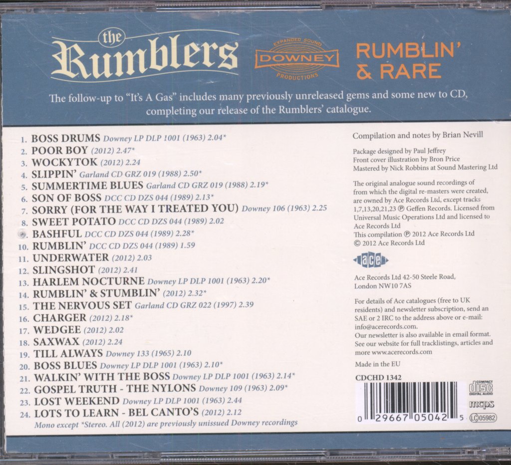 Rumblers - Rumblin' & Rare - Cd