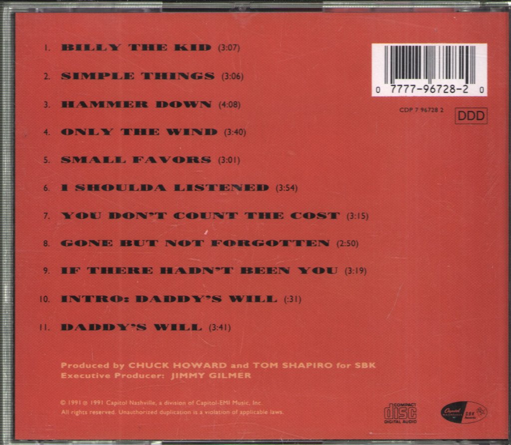 Billy Dean (Country) - Billy Dean - Cd
