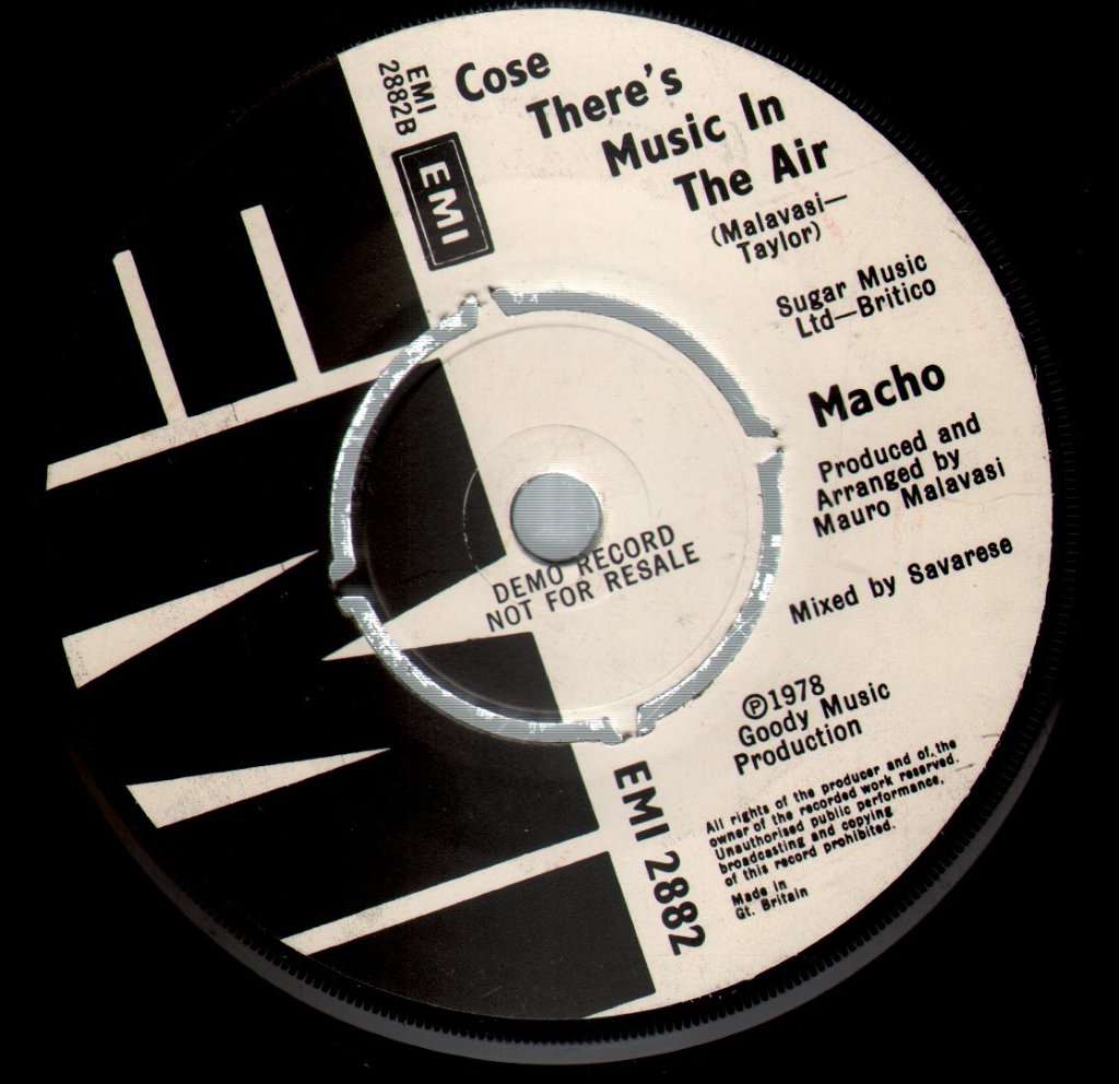 Macho - I'm A Man - 7 Inch