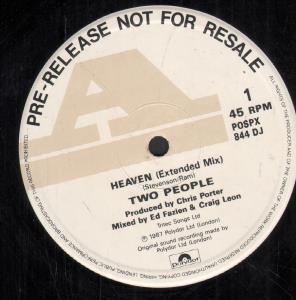 Two People - Heaven - 12 Inch