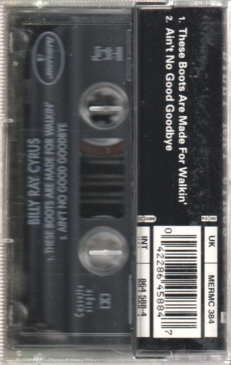 Billy Ray Cyrus - These Boots Are Made For Walkin' - Cassette