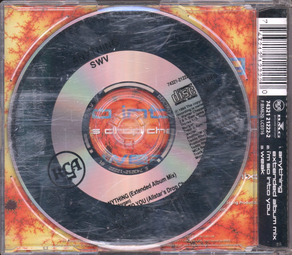 Swv - Anything - Cd