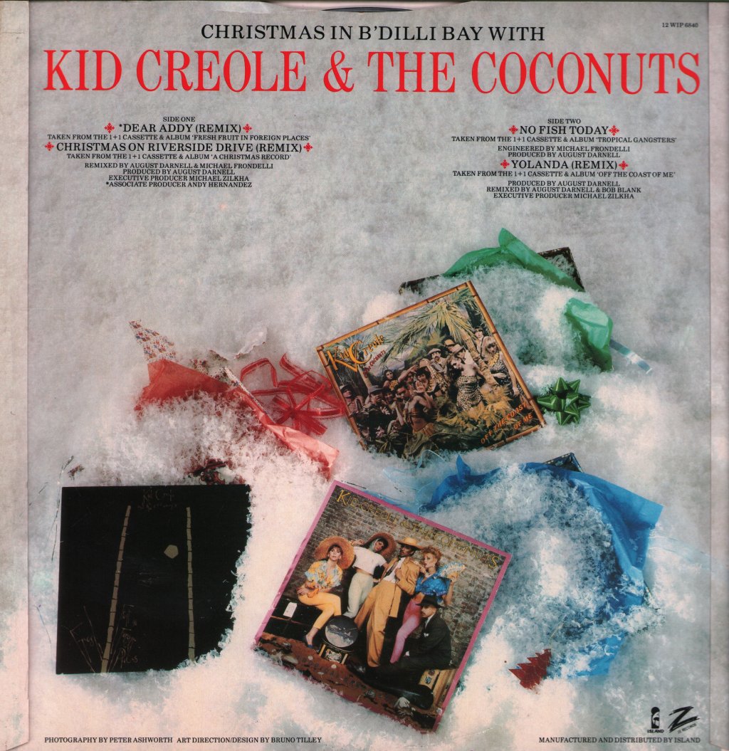 Kid Creole And The Coconuts - Christmas In B'dilli Bay With - 12 Inch