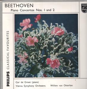 Cor De Groot / Vienna Symphony Orchestra - Beethoven - Piano Concertos Nos. 1 And 2 - Lp