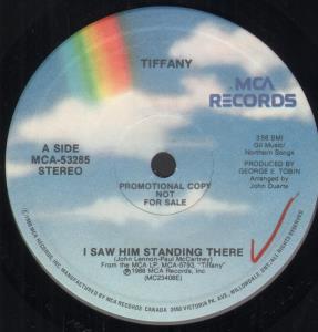 Tiffany (80'S Artist) - I Saw Him Standing There - 7 Inch
