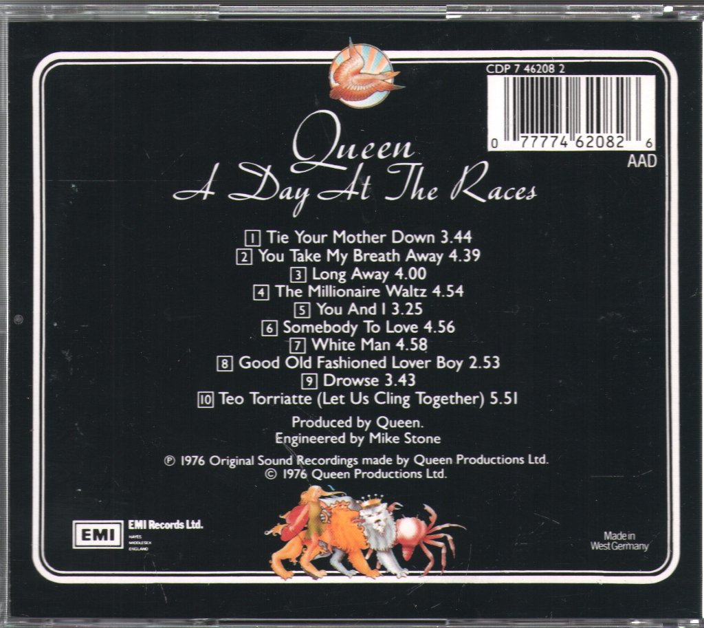 Queen - A Day At The Races - Cd