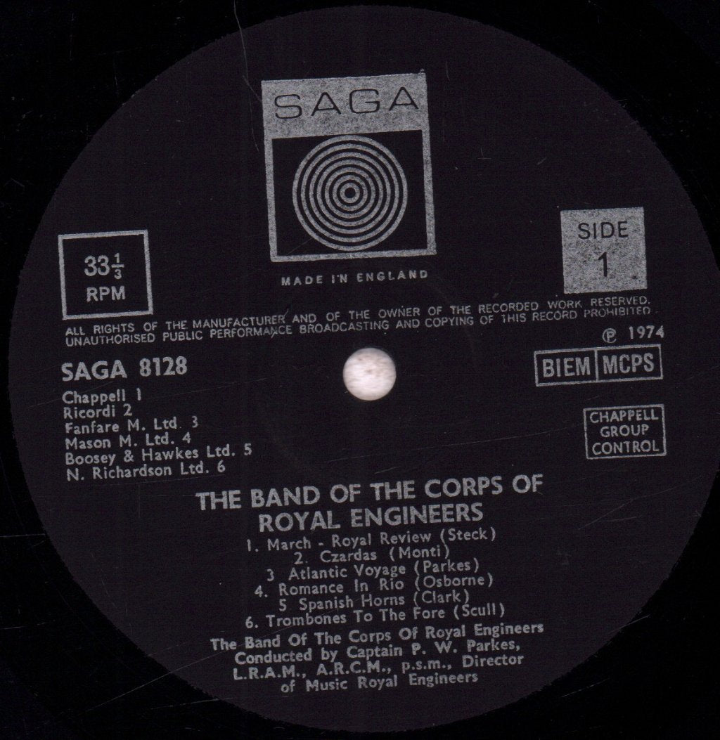 Band Of The Corps Of Royal Engineers Chatham - Band Of The Corps Of Royal Engineers - Lp
