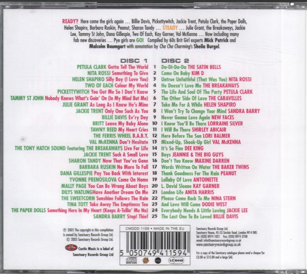 Various Artists - It's So Fine - Pye Girls Are Go! - Double Cd