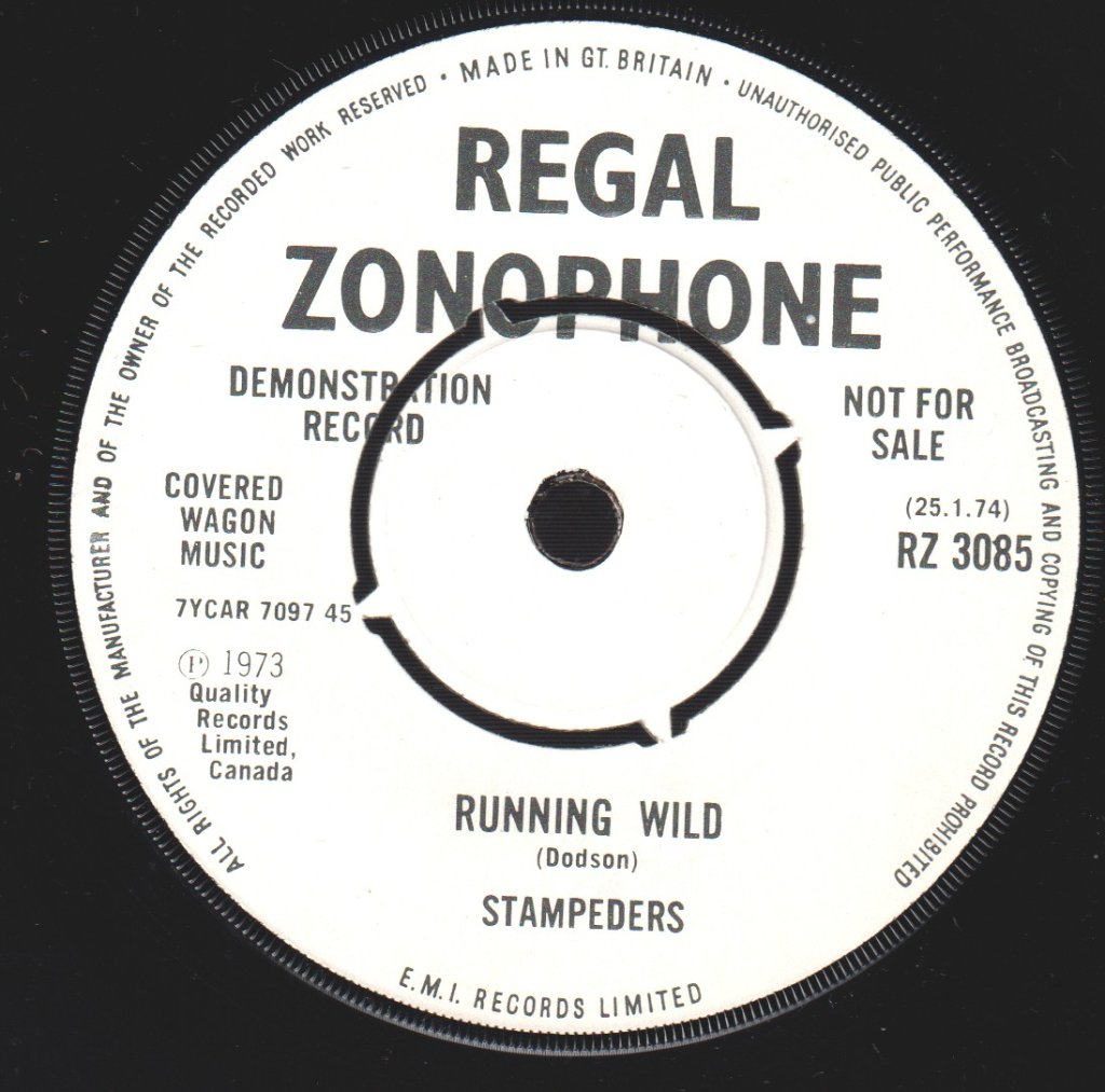 Stampeders - Ride In The Wind - 7 Inch