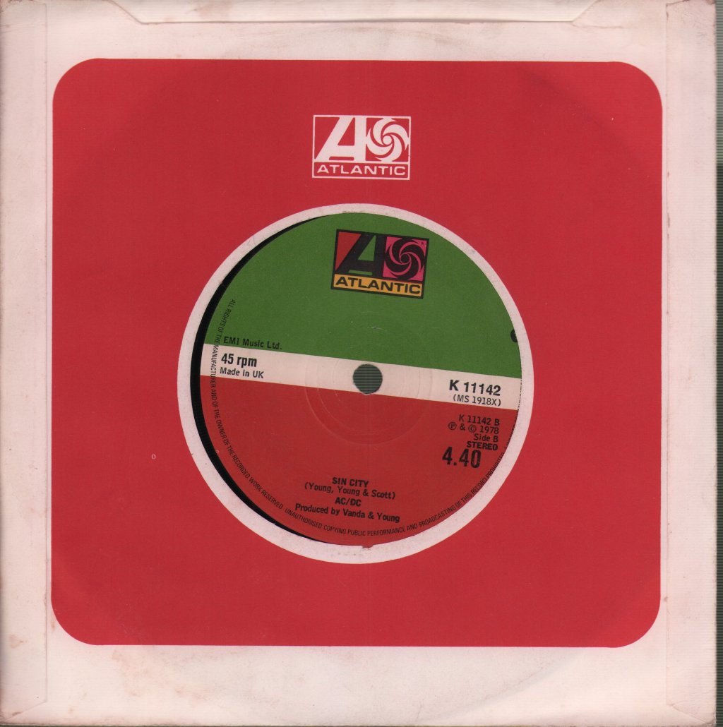 AC/DC - Rock 'N' Roll Damnation - 7 Inch