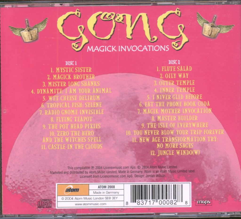 Gong - Magick Invocations - Double Cd