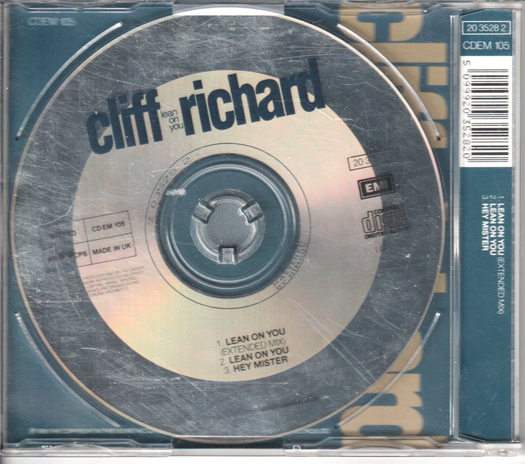 Cliff Richard - Lean On You - Cd
