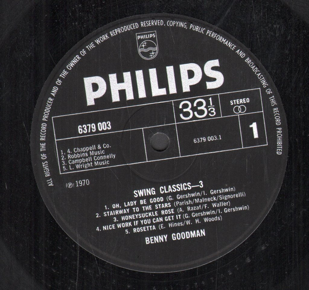 Benny Goodman - Swing Classics 3 - Lp