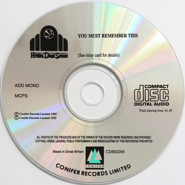 Various Artists - You Must Remember This - Double Cd
