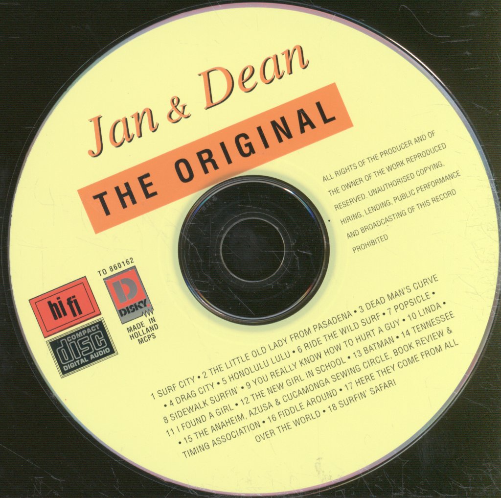 Jan And Dean - Original - Cd