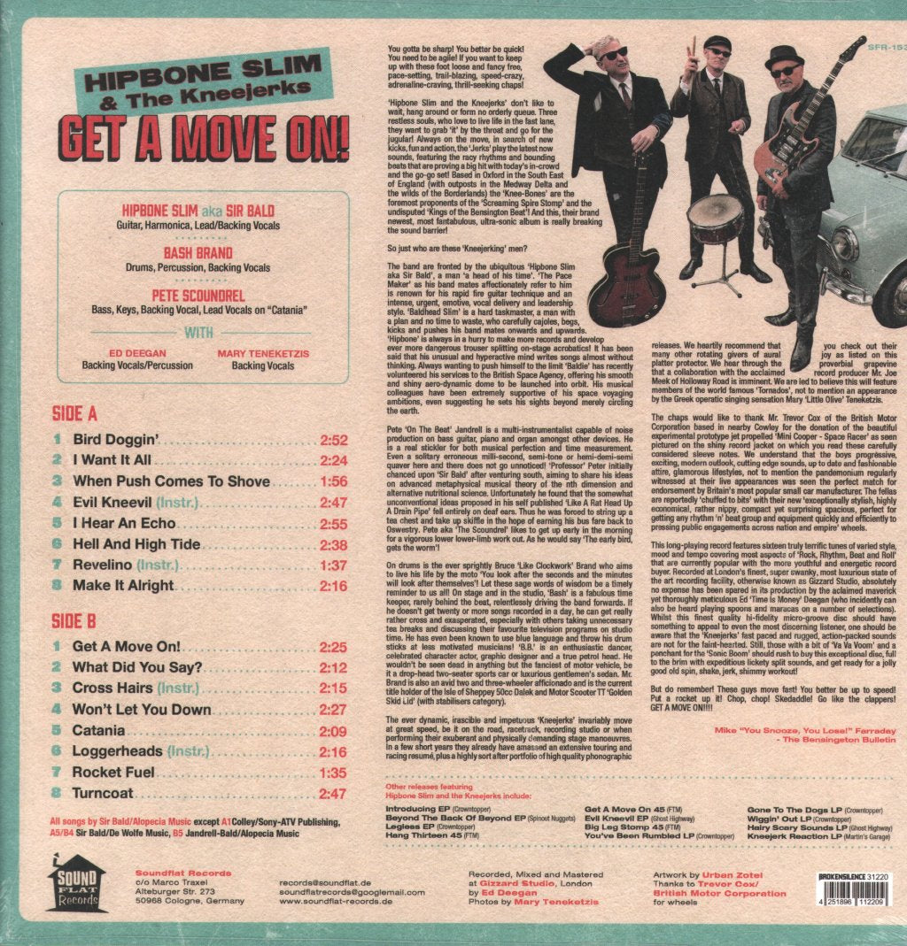 Hipbone Slim and the Kneejerks - Get A Move On - Lp