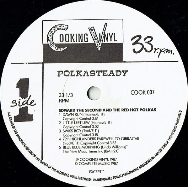 Edward The Second And The Red Hot Polkas - Polkasteady - Lp