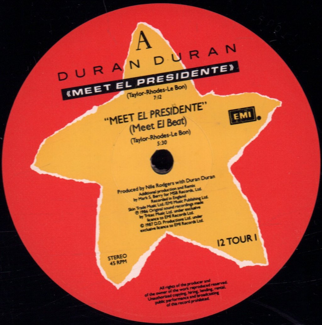 Duran Duran - Meet El Presidente - 12 Inch