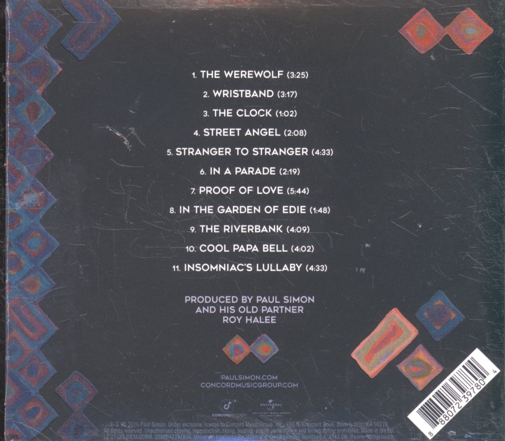 Paul Simon - Stranger To Stranger - Cd