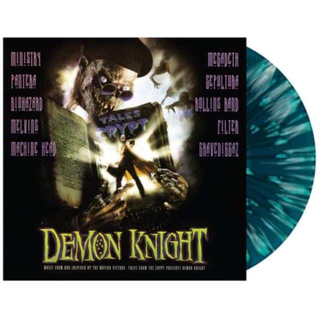 Various Artists - Tales From the Crypt Presents: Demon Knight - Original Soundtrack (Blue/White Cryptkeeper Halloween Splatter Vinyl) - Lp