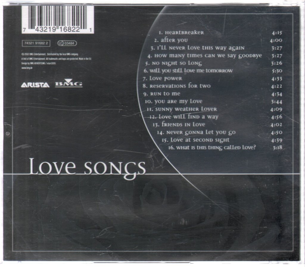 Dionne Warwick - Love Songs - Cd