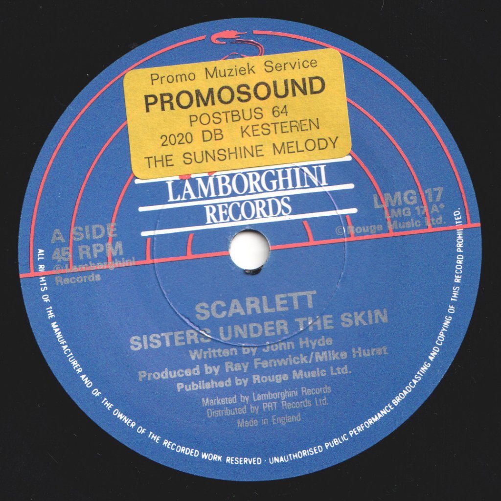 Scarlett - Sisters Under The Skin - 7 Inch