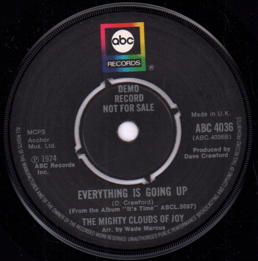 Mighty Clouds Of Joy - Mighty Cloud Of Joy - 7 Inch