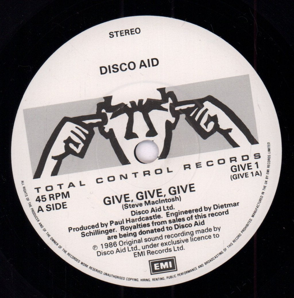 Disco Aid - Give Give Give - 7 Inch