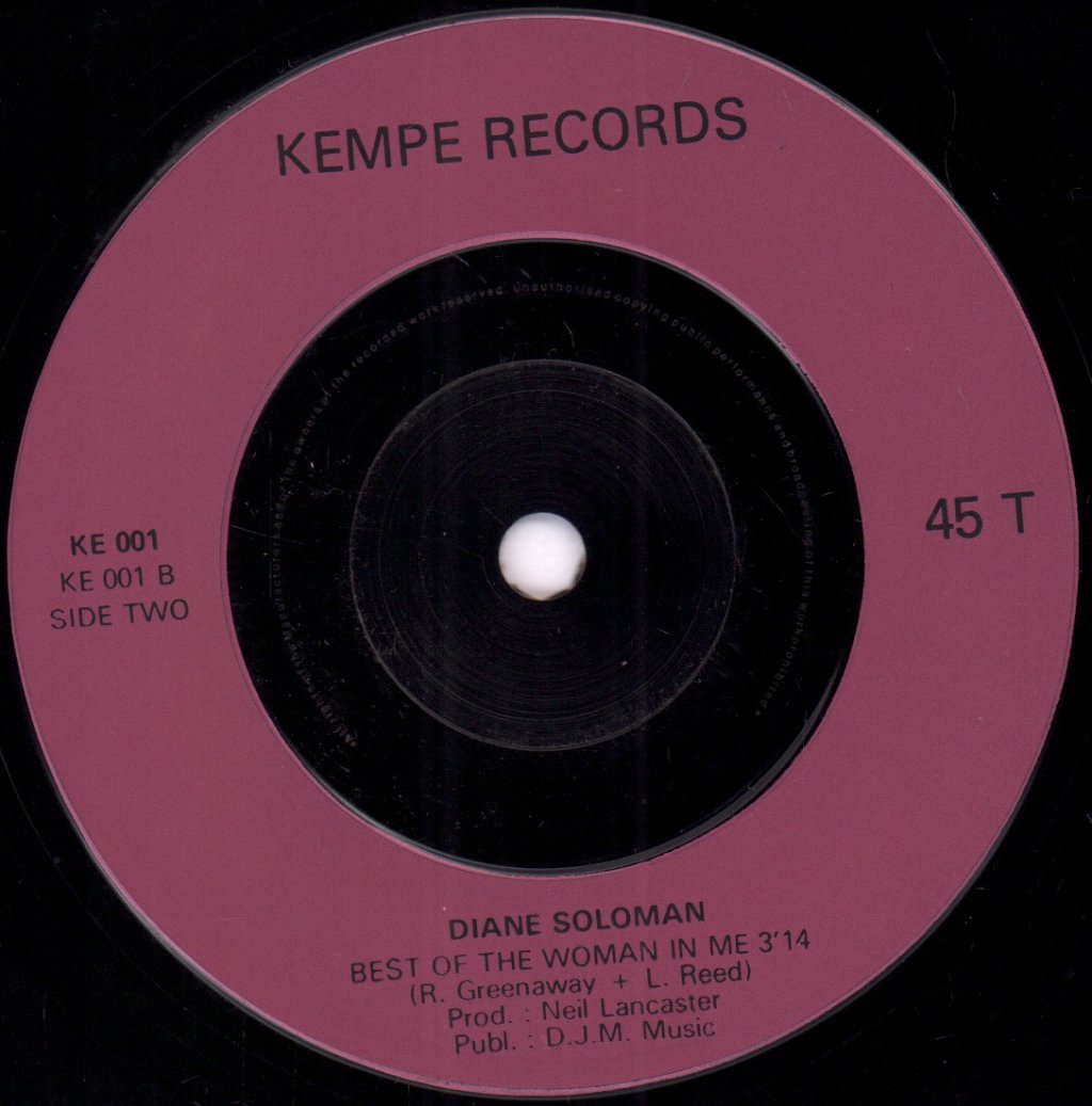 Diane Soloman - You Can Do It - 7 Inch