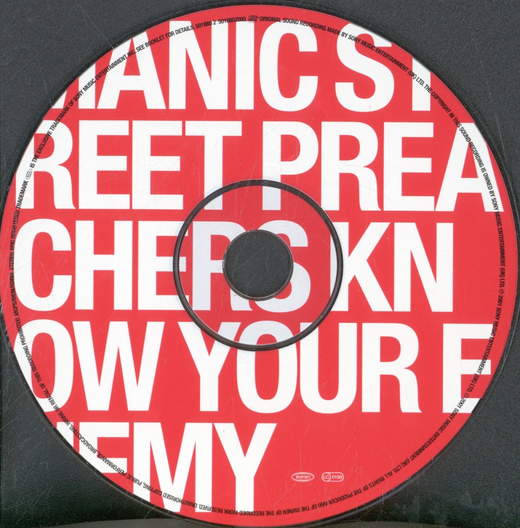 Manic Street Preachers - Know Your Enemy - Cd