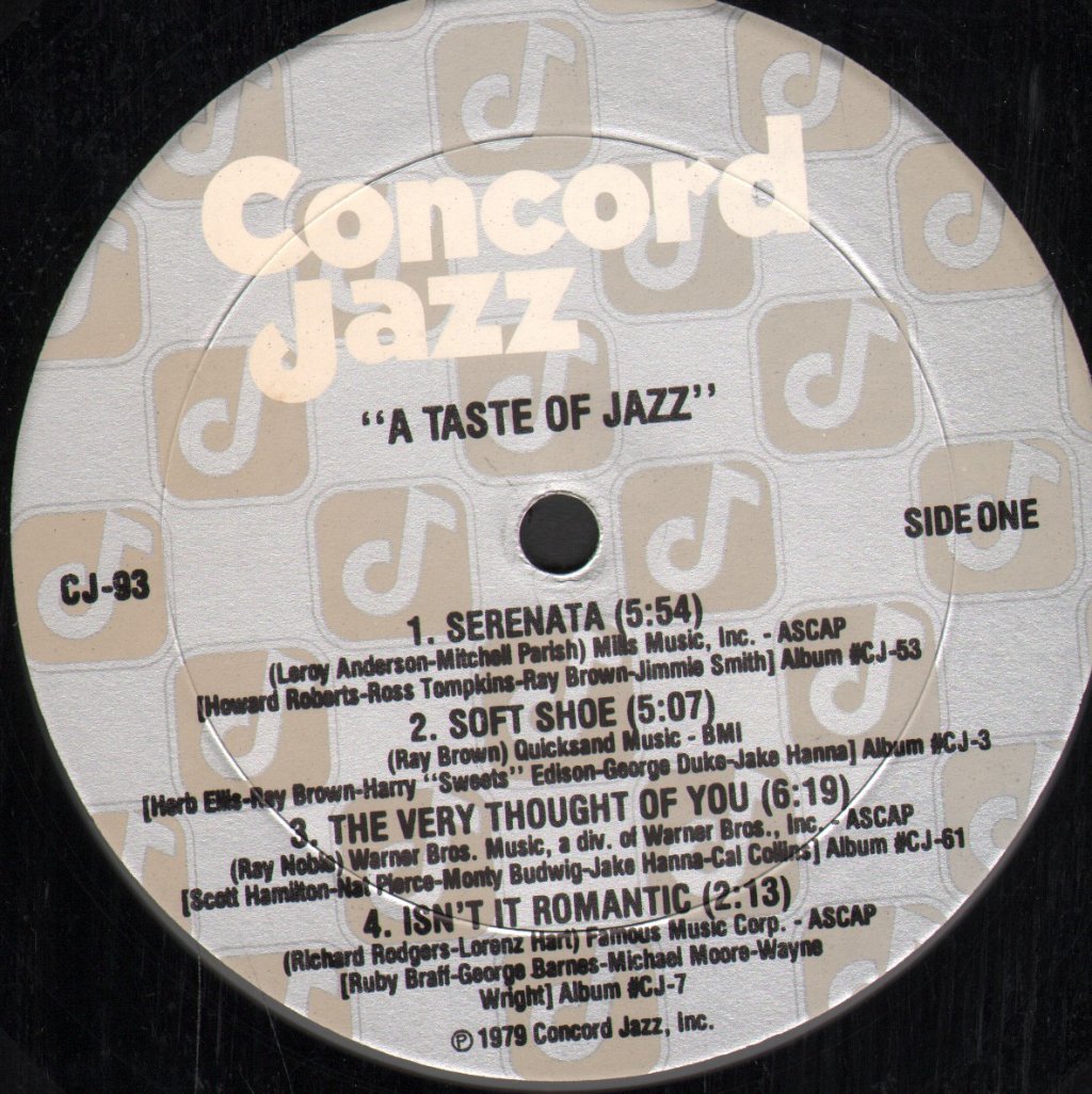 Various Artists - A Taste Of Jazz - Lp
