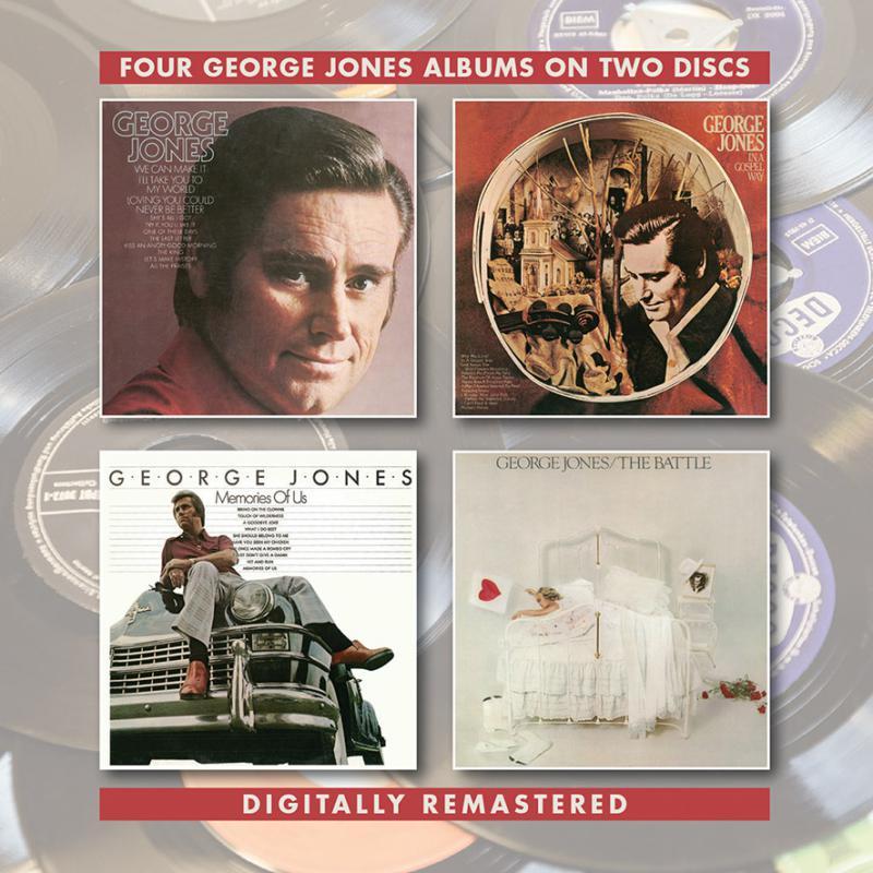 George Jones - George Jones / In A Gospel Way / Memories of Us / the Battle - Double Cd