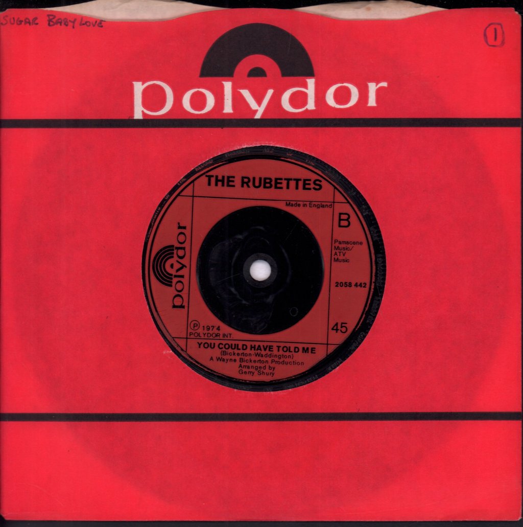 Rubettes - Sugar Baby Love - 7 Inch