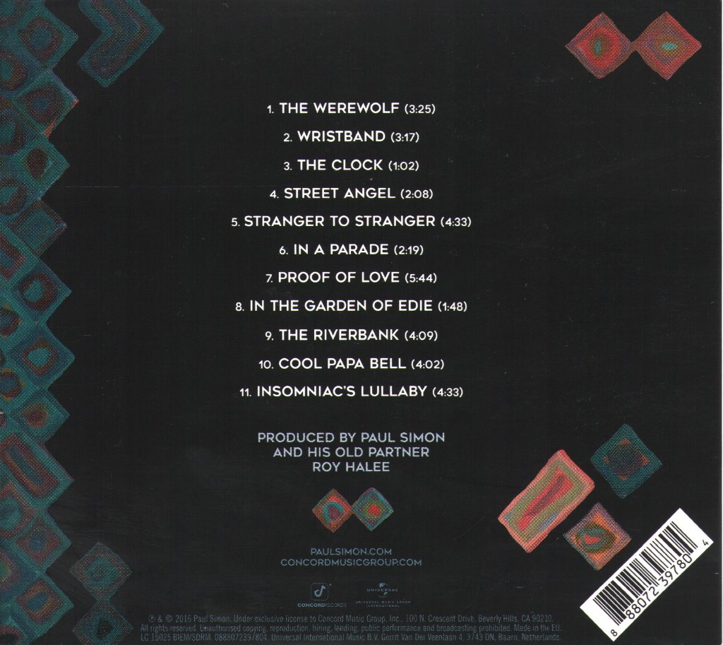 Paul Simon - Stranger To Stranger - Cd