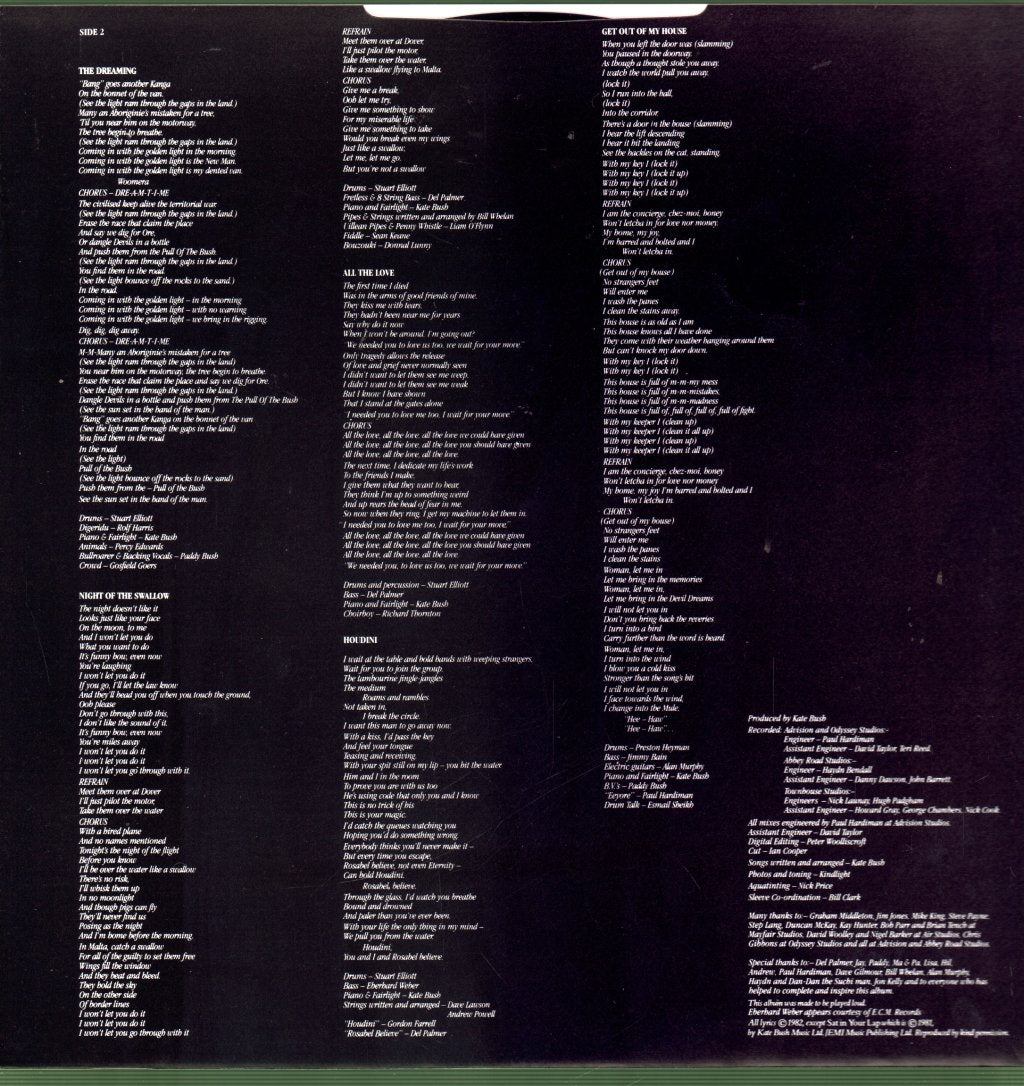 Kate Bush - Dreaming - Lp