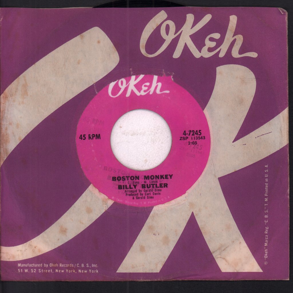 Billy Butler - Right Track - 7 Inch