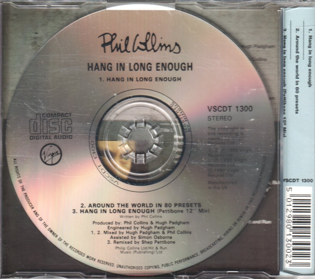Phil Collins - Hang In Long Enough - Cd