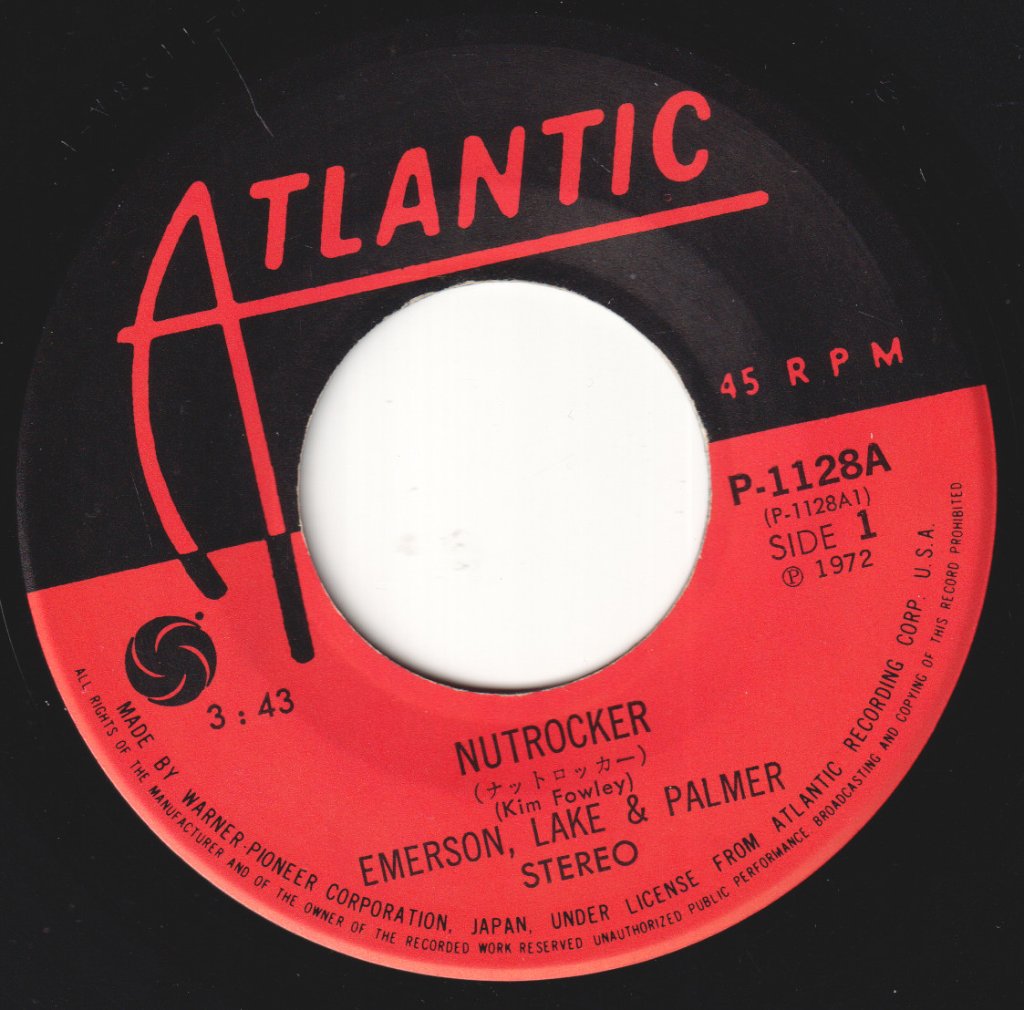 Emerson Lake And Palmer - Nutrocker - 7 Inch