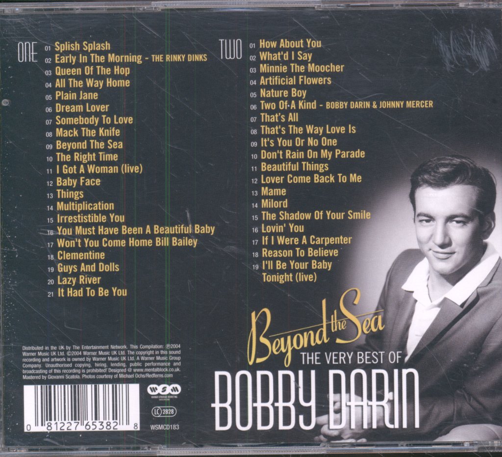 Bobby Darin - Beyond The Sea The Very Best Of Bobby Darin - Double Cd