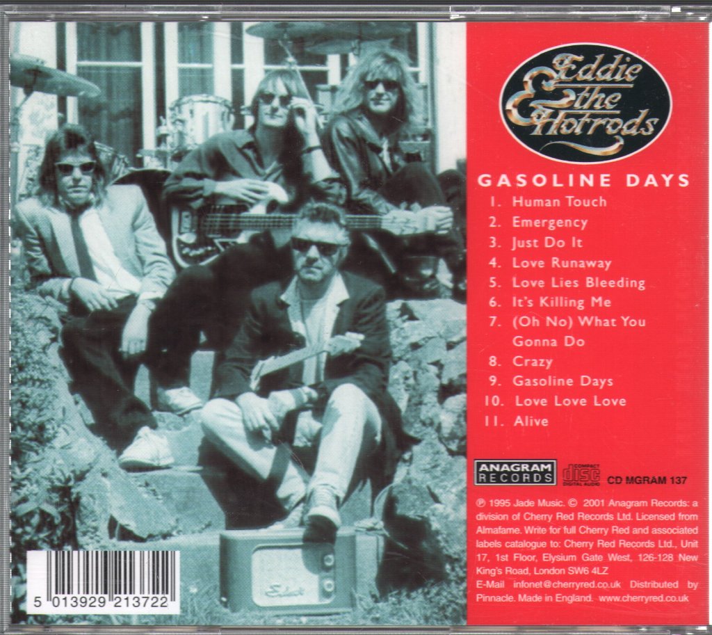 Eddie And The Hot Rods - Gasoline Days - Cd